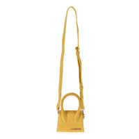 Jacquemus Yellow Suede Le Chiquito Bag