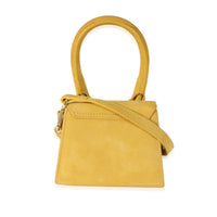 Jacquemus Yellow Suede Le Chiquito Bag