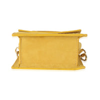 Jacquemus Yellow Suede Le Chiquito Bag