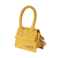 Jacquemus Yellow Suede Le Chiquito Bag