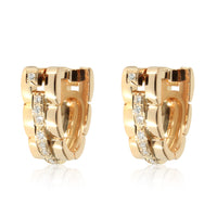 Cartier Maillon Panthere Cufflinks in 18K Yellow Gold 0.35 Ctw