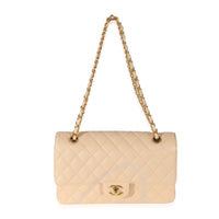 Chanel Beige Caviar Medium Classic Double Flap Bag