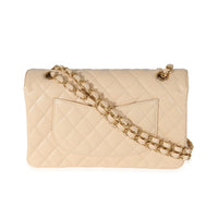 Chanel Beige Caviar Medium Classic Double Flap Bag