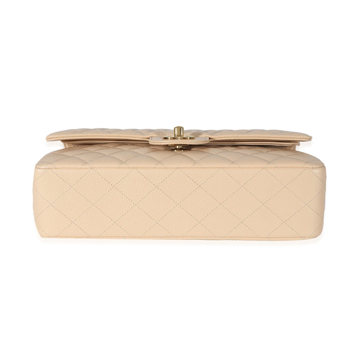 Chanel Beige Caviar Medium Classic Double Flap Bag