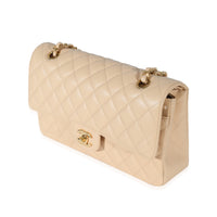 Chanel Beige Caviar Medium Classic Double Flap Bag