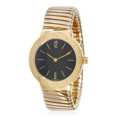BVLGARI Tubogas BB 30 AT Women's Watch in 18kt White Gold/Yellow Gold