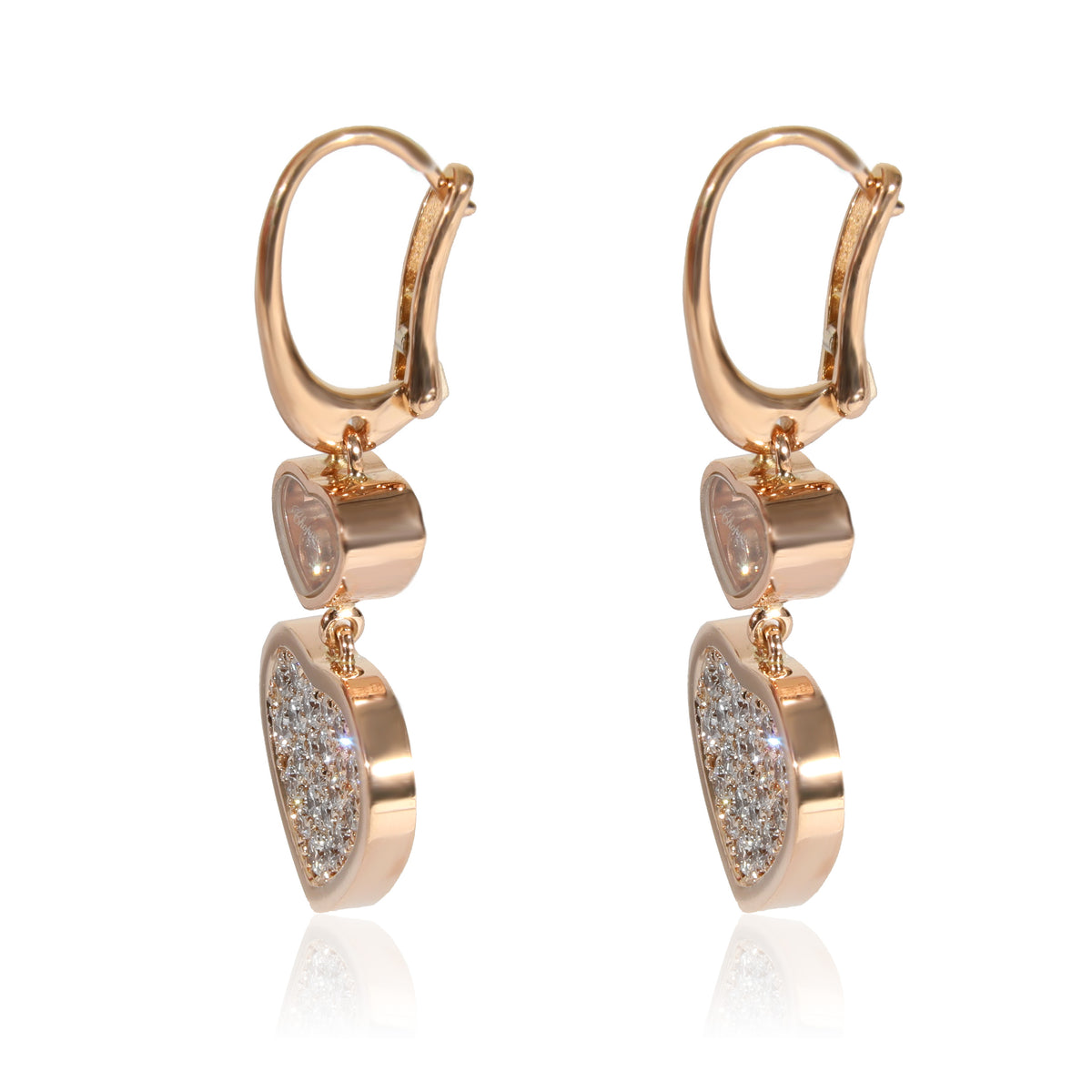 Chopard Happy Diamonds Rose Gold Earrings – Oak Gem