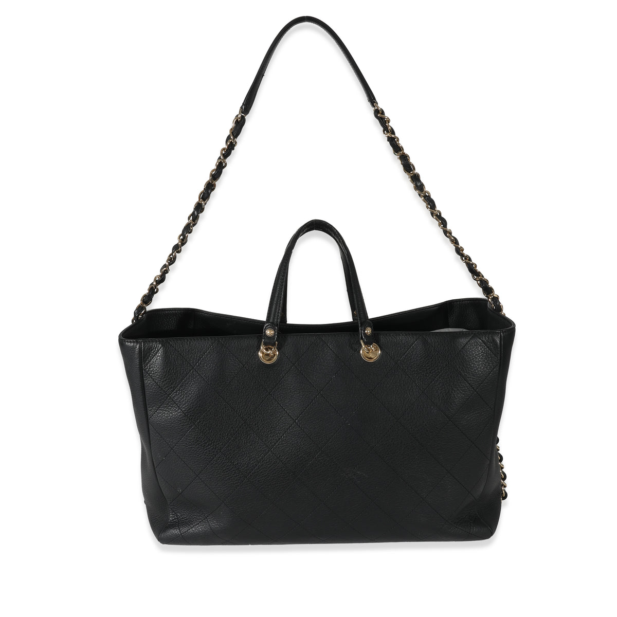 Chanel Black Quilted Bullskin Neo Soft Shopping Tote