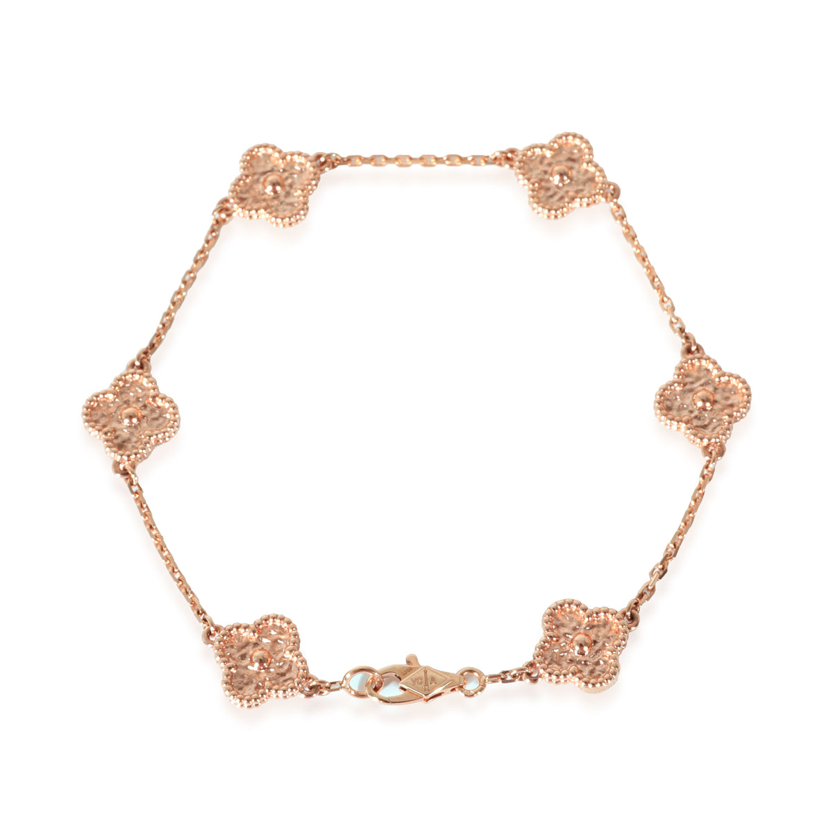 Van Cleef & Arpels Sweet Alhambra Bracelet in 18k Rose Gold