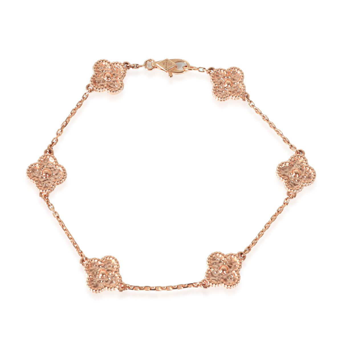 Van Cleef & Arpels Sweet Alhambra Bracelet in 18k Rose Gold