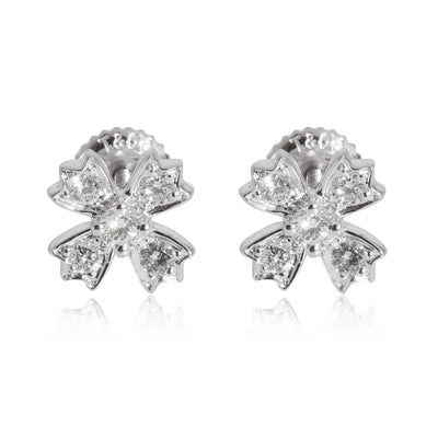 Tiffany & Co. Diamond Floret Earrings in Platinum 0.34 CTW