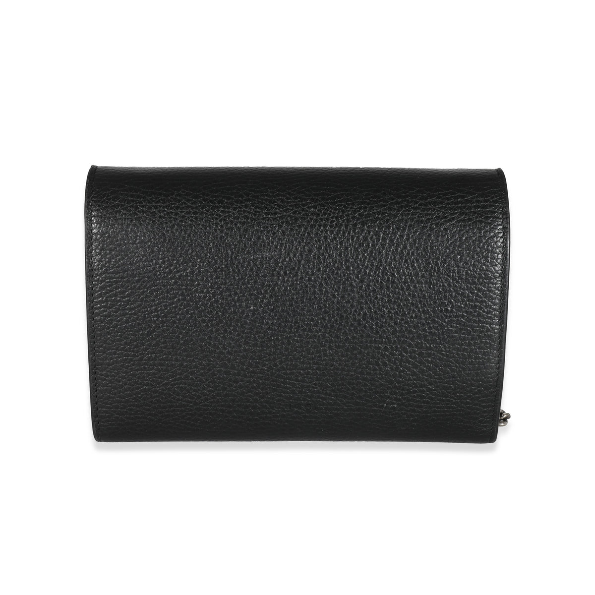 Gucci Black Grained Leather Crystal Dionysus Chain Wallet, myGemma
