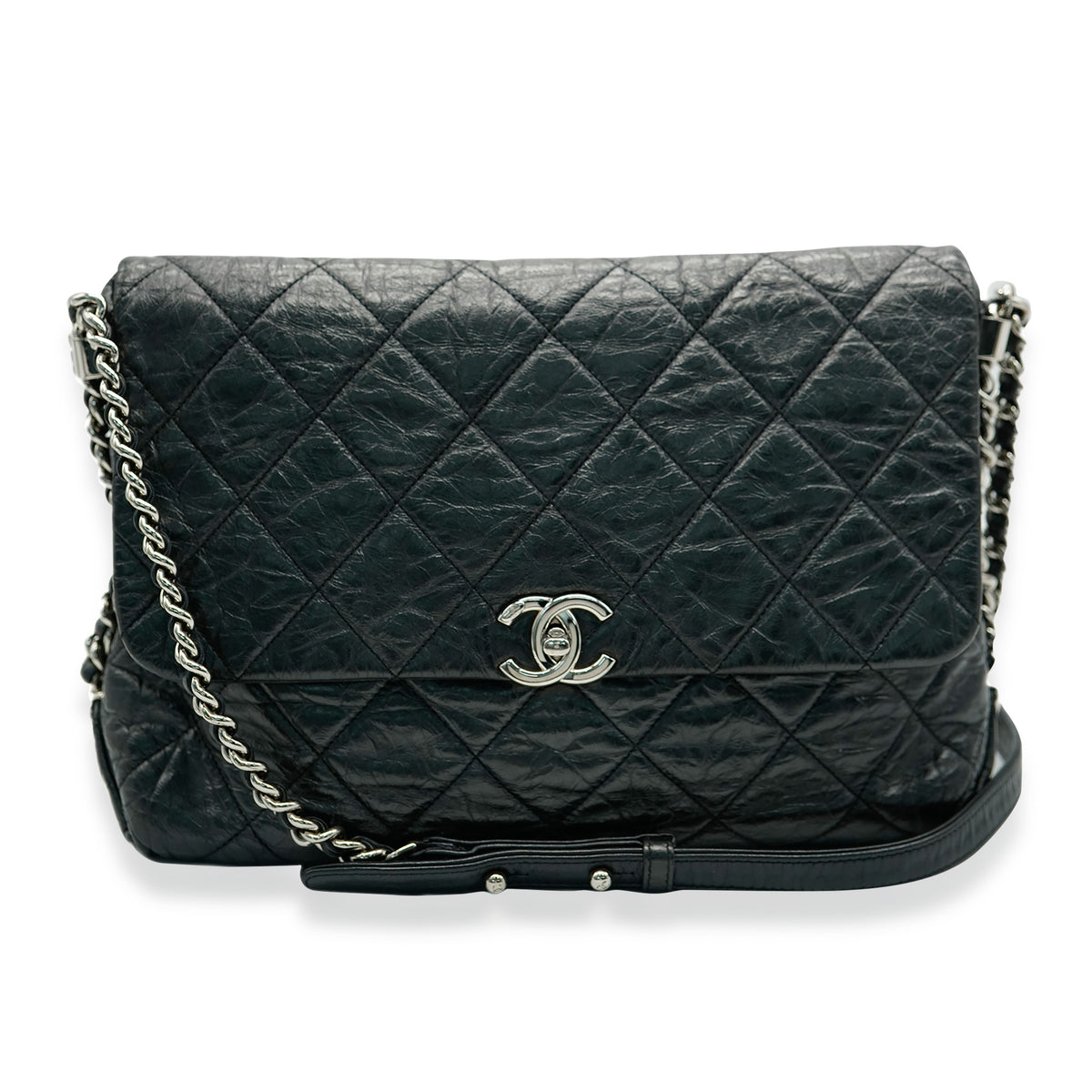 Chanel big black bag deals