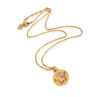 Versace Medusa Gold Tone Pendant