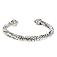 David Yurman Cable Classics Bracelet with Amethyst in Sterling Silver 0.41 CTW