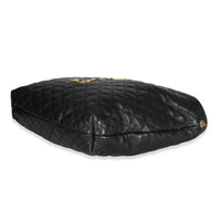 Saint Laurent Black Quilted Lambskin ICare Maxi Shopping Bag