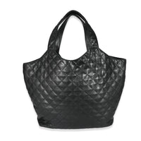 Saint Laurent Black Quilted Lambskin ICare Maxi Shopping Bag