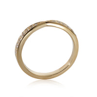 James Allen Tapered Pave Band in 18k Yellow Gold 0.21 CTW