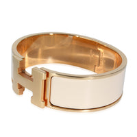 Hermès Clic Clac H Bracelet in Creme, 20mm