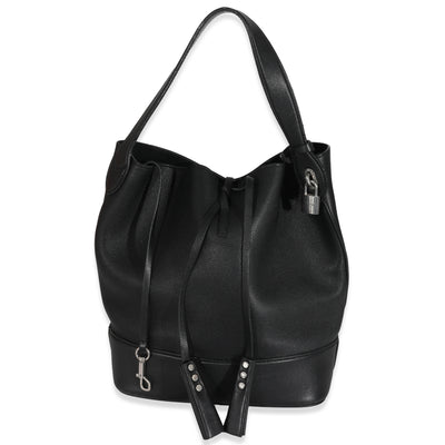 Louis Vuitton Black Leather NN14 Cuir Nuance GM