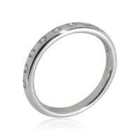 Tiffany & Co. Elsa Peretti Stacking Band in Platinum 0.16 CTW