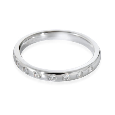 Tiffany & Co. Elsa Peretti Stacking Band in Platinum 0.16 CTW