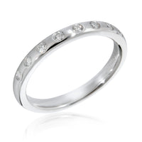 Tiffany & Co. Elsa Peretti Stacking Band in Platinum 0.16 CTW