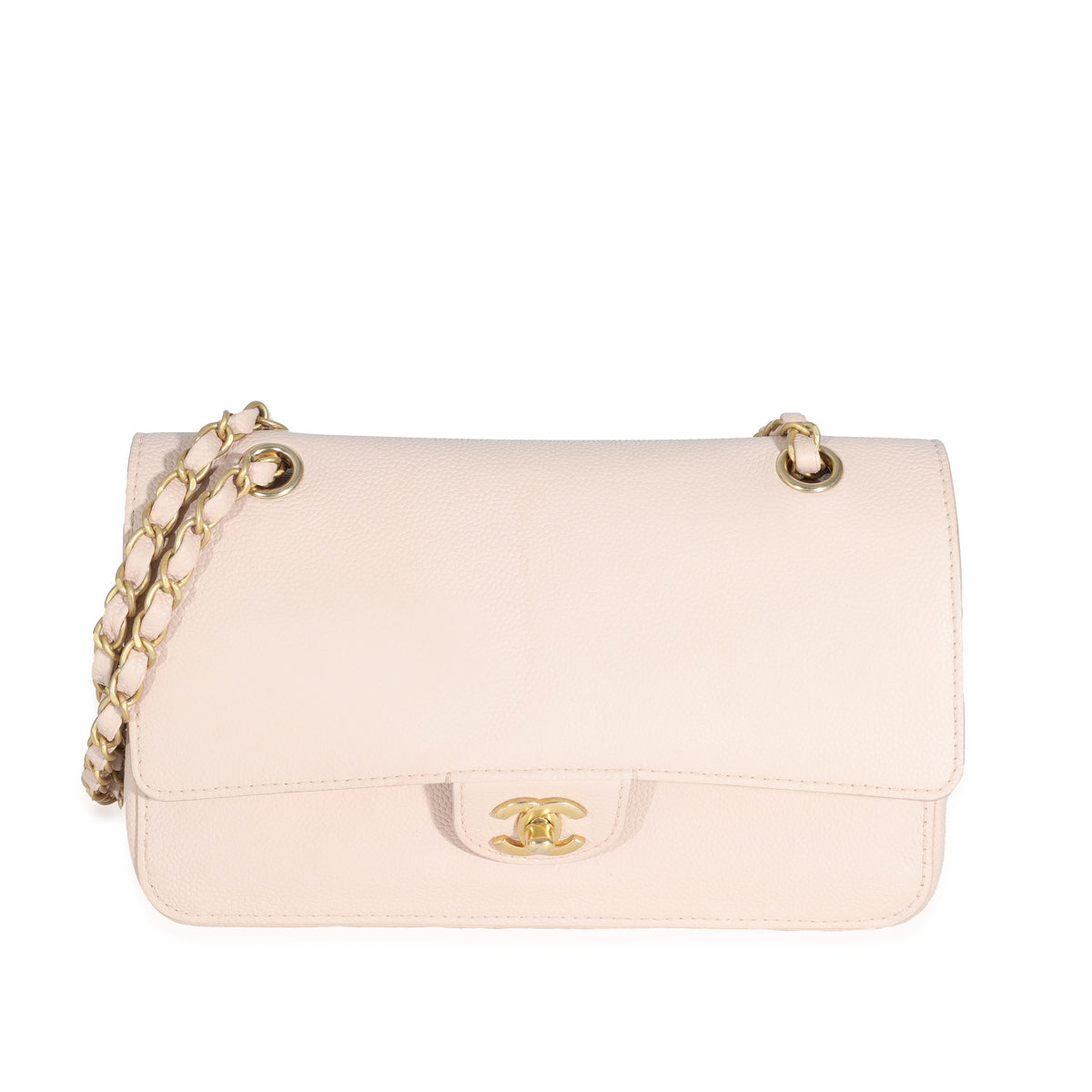 Chanel Medium Beige Caviar Medium Flap Bag, myGemma