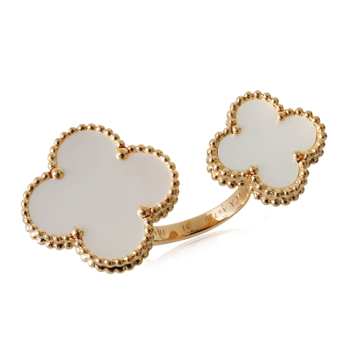 Van Cleef & Arpels Magic MOP Alhambra Ring in 18k