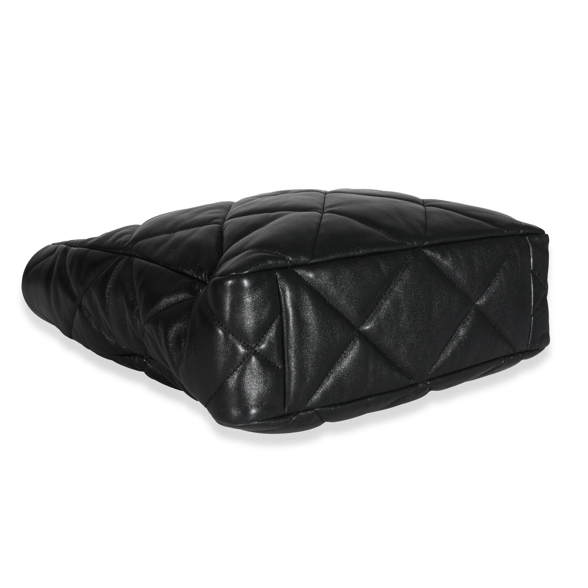 Chanel Black Shiny Lambskin Chanel 19 Flap Bag, myGemma, FR
