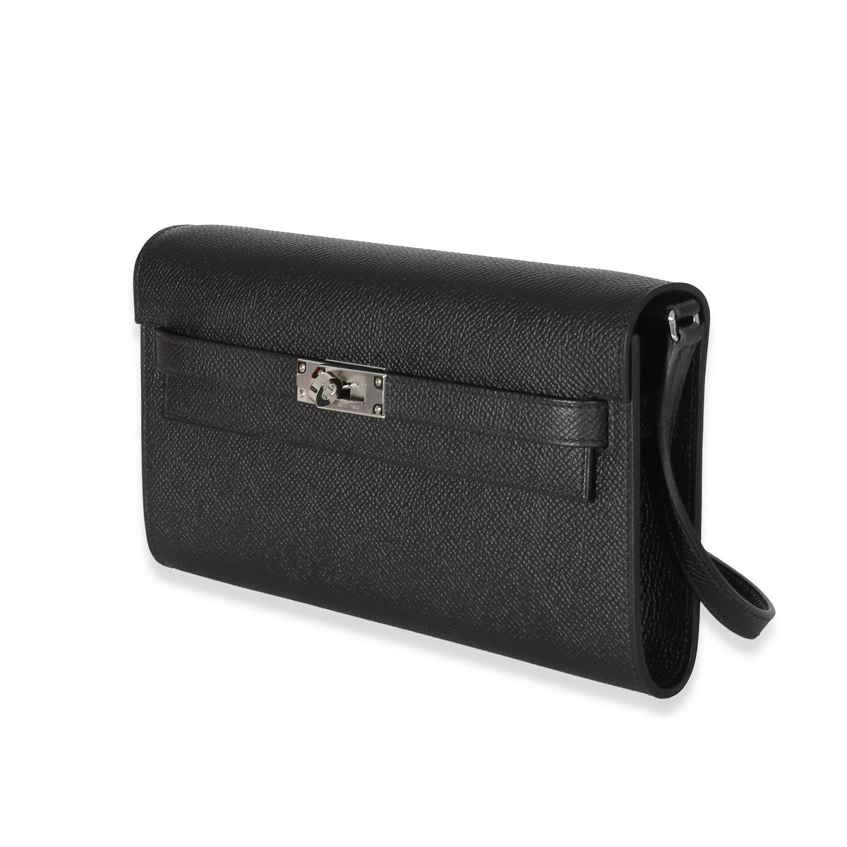 Hermes Black Epsom Kelly To Go PHW