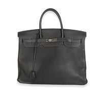 Hermès Graphite Clemence Birkin 40 PHW