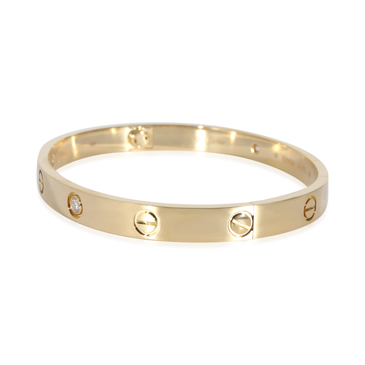 Cartier Love Bracelet, 4 Diamonds (Yellow Gold, Diamonds)