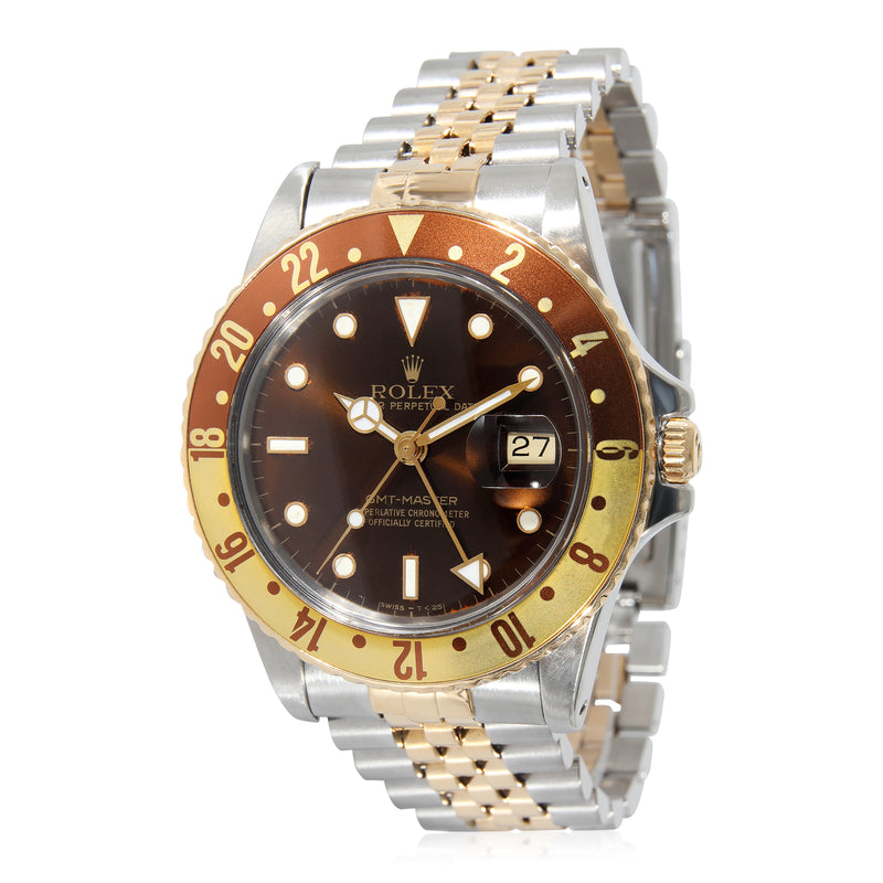 Rolex GMT-Master 16573 Men's Watch in 18kt Stainless Steel/Yellow Gold