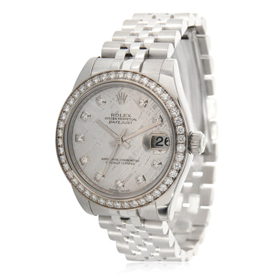 Rolex Datejust 178384 Unisex Watch in 18kt Stainless Steel/White Gold