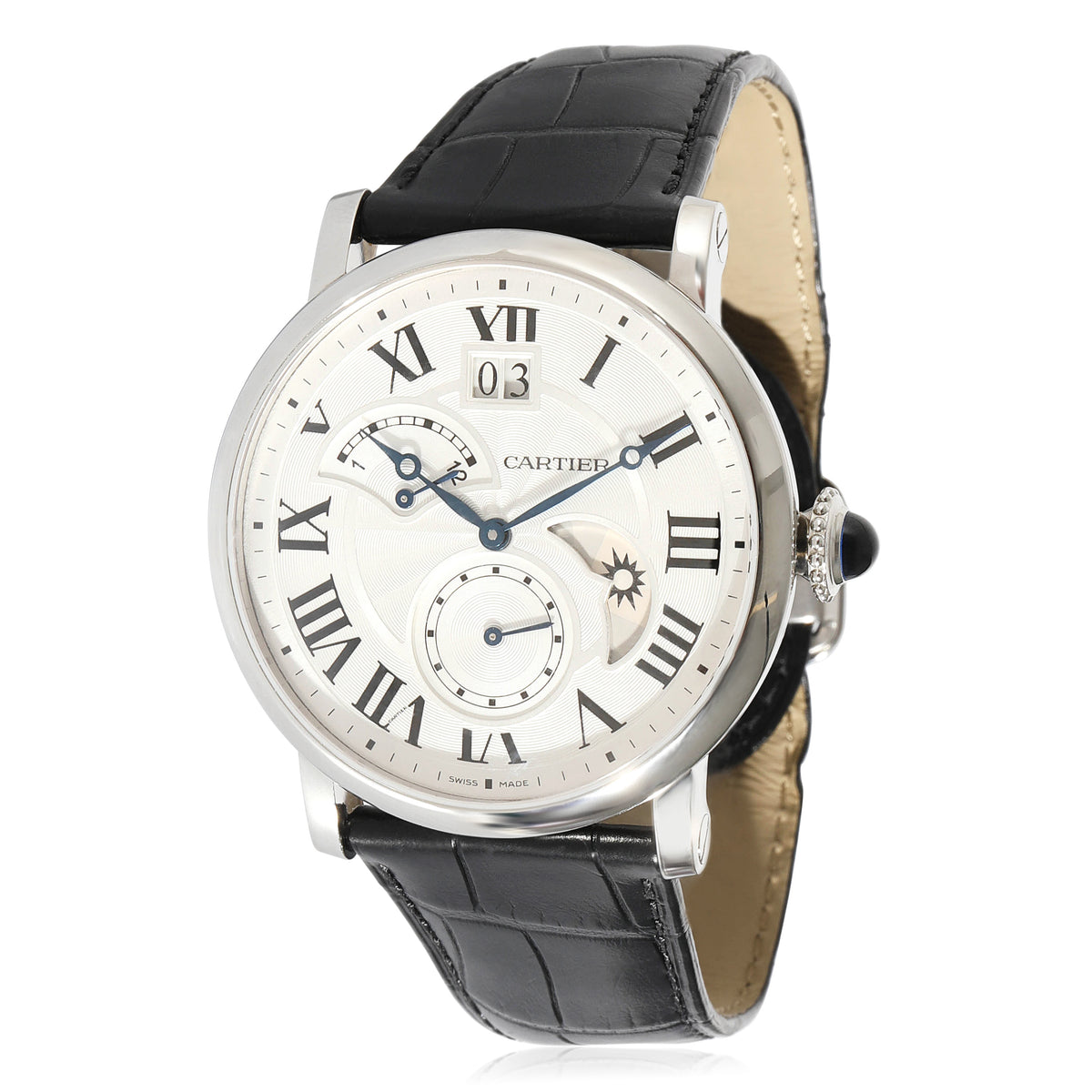 Cartier Rotonde de Cartier GMT W1556368 Men s Watch in Stainless