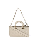 Christian Dior Sand Cannage Lambskin Medium D-Joy Bag