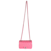 Chanel Pink Lambskin Classic Mini Rectangular Flap Bag