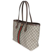 Gucci Beige GG Canvas Medium Ophidia Tote