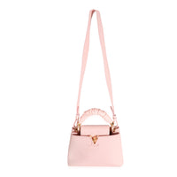 Louis Vuitton Bubble Gum Pink Taurillon Scrunchie Capucines BB