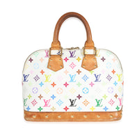 Louis Vuitton x Takashi Murakami White Monogram Multicolore Canvas Alma PM