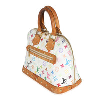 Louis Vuitton x Takashi Murakami White Monogram Multicolore Canvas Alma PM