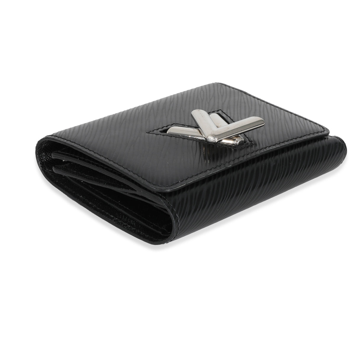 Louis Vuitton Black Epi Twist Compact Wallet