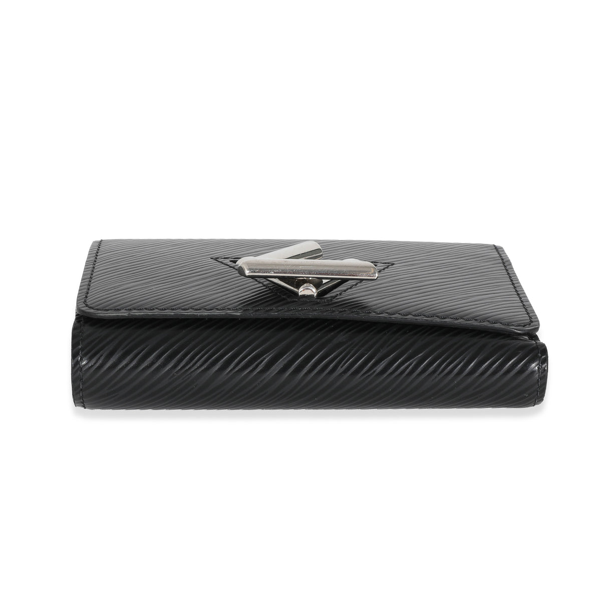 Louis Vuitton Vintage - Epi Twist Compact Wallet - Black - Leather