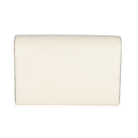 Gucci White Leather Mini Dionysus Chain Wallet