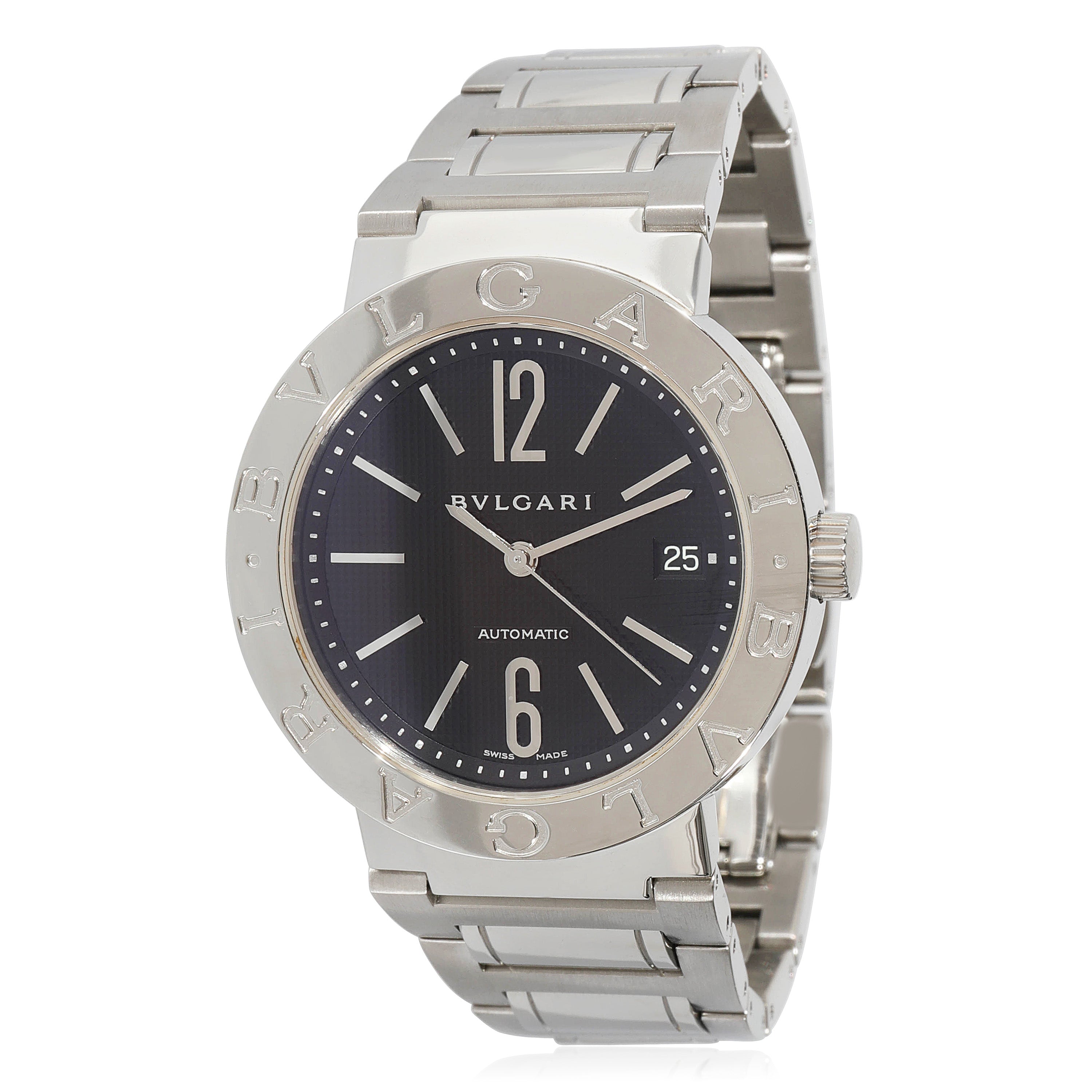 BVLGARI BB38 コマ BVLGARI Bvlgari/Bvlgari BB 38 SS Auto Men's Watch in