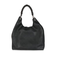 Louis Vuitton Black Mahina Carmel Hobo