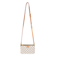 Louis Vuitton Damier Azur Canvas Double Zip Pochette