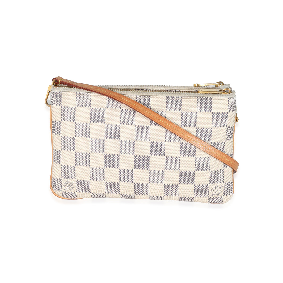 Louis Vuitton Damier Azur Canvas Double Zip Pochette myGemma
