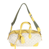 Louis Vuitton Jaune Monogram Denim Round Speedy Bag